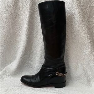 Christian Louboutin Cate Leather Riding Boots